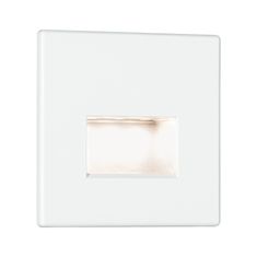 Paulmann PAULMANN LED vestavné svítidlo do zdi Edge Quadro hranaté 80x5mm 1,2W 230V 2700K bílá mat 93093