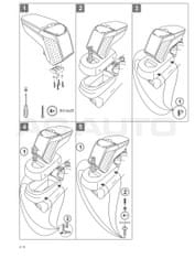 Rati Loketní opěrka - područka ARMSTER 2, Fiat 500X, 2015- ,