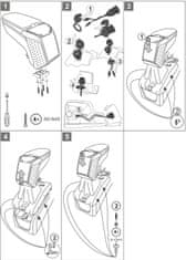 Rati Loketní opěrka - područka ARMSTER 2, Ford Connect II, 2018- , USB+AUX