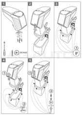 Rati Loketní opěrka - područka ARMSTER 2, Mazda 2, 2007-2014