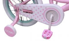 TWM Dots 14 Inch 21 cm Girl Threaded Brake Pink