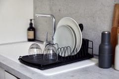 Wenko Odkapávač na nádobí BASIC, 47 x 26 cm, černý