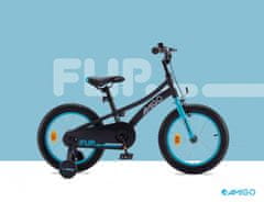 TWM Flip 16 Inch 25 cm Boy Threaded Brake Black / Blue