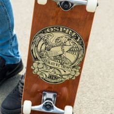 Osprey-S SK8 Double Kick skateboard, hnědá