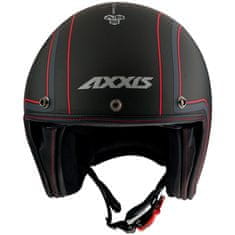 AXXIS HELMETS Otevřená helma AXXIS HORNET SV ABS royal b1 matná černá - 2XL