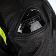 RST Pánská kožená bunda RST SABRE AIRBAG CE / JKT 2529 - žlutá fluo - 40