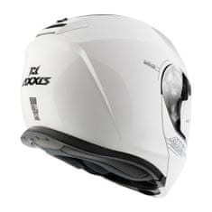 AXXIS HELMETS Výklopná helma AXXIS GECKO SV ABS solid bílá lesklá - L