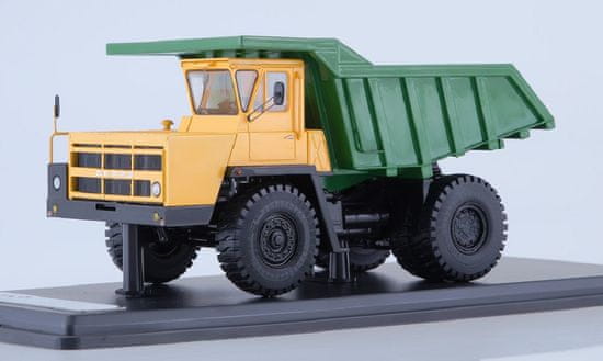 Start Scale Models BELAZ-7522, sklápěčka (žluto-zelená), 1/43