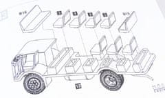 AVD Models Tajikistan-1 autobus, Model kit 4031, 1/43