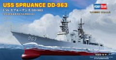 Hobbyboss HobbyBoss- torpédoborec USS Spruance (DD-963), Model Kit 2504, 1/1250