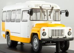 Start Scale Models KAVZ-3270, autobus, bílo-žlutý, 1/43