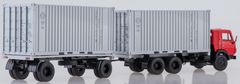 Start Scale Models KAMAZ 53212, kontejnerový tahač s kontejnerovým návěsem GBK-8350, 1/43