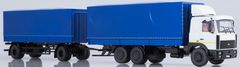 Start Scale Models KAMAZ-6303 nákladní s přívěsem MAZ-83781, modrá, 1/43