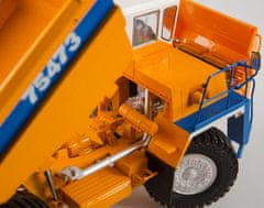 Start Scale Models BELAZ-75473, sklápěčka (žluto-modrá), 1/43