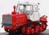 Caterpillar T-150, traktor, bílo-červený, 1/43, SLEVA 43%