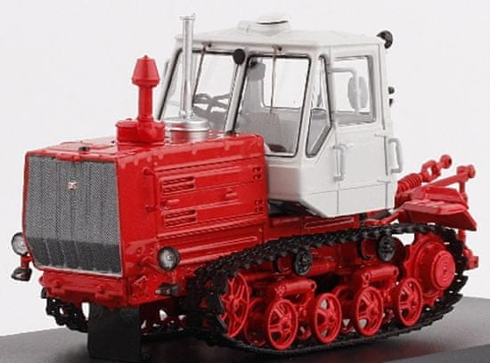 Start Scale Models Caterpillar T-150, traktor, bílo-červený, 1/43, SLEVA 43%