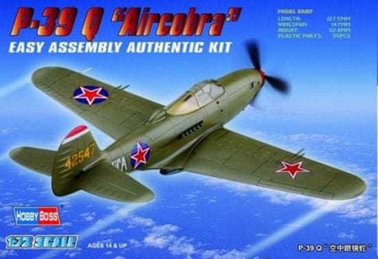 Hobbyboss Bell P-39Q Airacobra, USAAF / sovětské letectvo, 1/72, SLEVA 25%