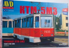 AVD Models KTM-5M3 tramvaj, Model kit 4032, 1/43