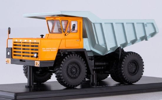 Start Scale Models BELAZ-540A, sklápěčka (oranžová-šedá), 1/43