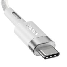 BASEUS Zinc magnetický kabel L-shape MacBook Power / USB-C 60W 2m, bílý