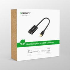 Ugreen MD112 adaptér FullHD HDMI / Mini DisplayPort F/M Thunderbolt 2.0, bílý