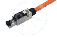 Solarix Konektor Solarix průmyslový univerzální RJ45 CAT6A STP samořezný SXRJ45-6A-STP-BK-SA