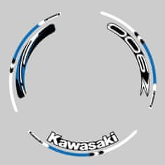 SEFIS sada barevných proužků EASY na kola Kawasaki Z900 modrá