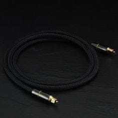 MG Fiber Toslink audio optický kabel SPDIF 5m, černý