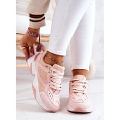 Dámské sportovní vázané růžové boty Hassie velikost 40