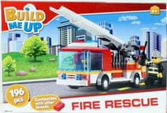 Mikro Trading BuildMeUp stavebnice - Fire rescue 196 ks v krabičce