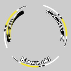 SEFIS sada barevných proužků EASY na kola Kawasaki Z900 žlutá