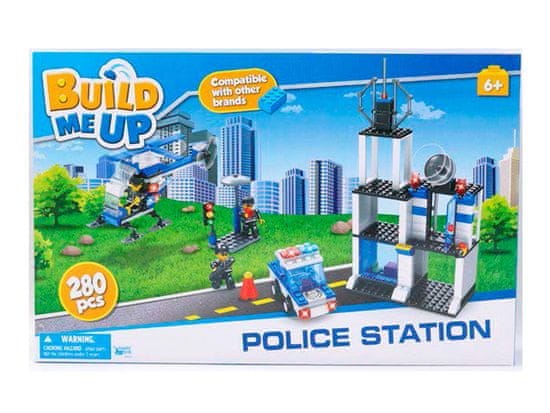 Mikro Trading BuildMeUP stavebnice - Police station 280 ks v krabičce