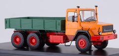 Start Scale Models Magirus-Deutz 290D26L, valník (oranžová-zelená), 1/43