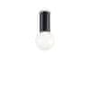 Stropní a nástěnné přisazené svítidlo Ideal Lux Petit PL1 Nero 232980 E27 1x60W IP20 černé