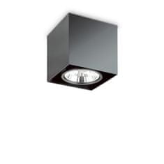 Ideal Lux Stropní bodové svítidlo Ideal Lux Mood PL1 D15 Square Nero 243931 GU10 1x50W 15cm hranaté černé