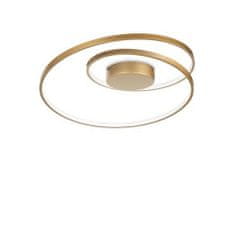 Ideal Lux LED Stropní přisazené svítidlo Ideal Lux OZ PL ORO 269429 49W 5000lm 3000K IP20 60cm zlaté