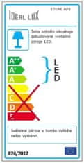 Ideal Lux LED Venkovní nástěnné svítidlo Ideal Lux Etere AP1 Anthracite 172408 10,2W 702lm IP44 antracitové