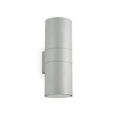 Ideal Lux Venkovní nástěnné svítidlo Ideal Lux Gun AP2 big grigio 163604 šedé 31cm IP54