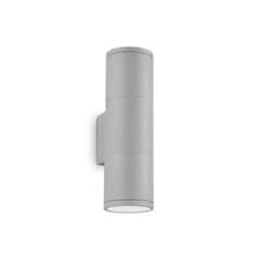 Ideal Lux Venkovní nástěnné svítidlo Ideal Lux Gun AP2 small grigio 163628 šedé 21cm IP44