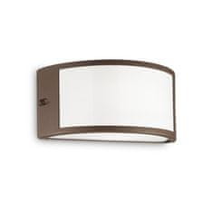 Ideal Lux Venkovní nástěnné svítidlo Ideal Lux Rex-1 AP1 coffee 213217 1x60W hnědé IP44