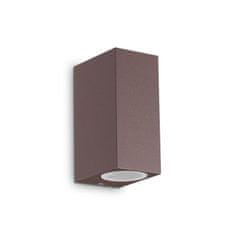 Ideal Lux Venkovní nástěnné svítidlo Ideal Lux Up AP2 coffee 213354 15cm hnědé G9 2x15W IP44