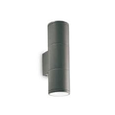 Ideal Lux Venkovní nástěnné svítidlo Ideal Lux Gun AP2 Small Antracite 236841 GU10 2x35W IP44 malé antracitové