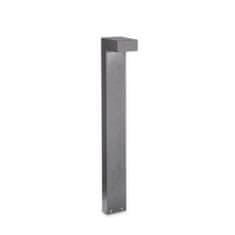 Ideal Lux Venkovní sloupkové svítidlo Ideal Lux Sirio PT2 Big Grigio 246963 G9 2x15W IP44 80cm šedé