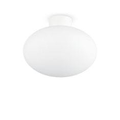 Ideal Lux Venkovní stropní přisazená základna Ideal Lux Clio MPL1 Bianco 148847 E27 1x60W IP44 9cm bílá