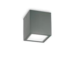 Ideal Lux Venkovní stropní přisazené svítidlo Ideal Lux TECHO PL1 BIG ANTRACITE 251516 GU10 1x20W IP54 15cm antracitové