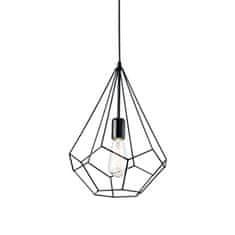 Ideal Lux Závěsné svítidlo Ideal Lux Ampolla-3 SP1 nero 148175 černé 30cm