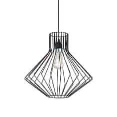 Ideal Lux Závěsné svítidlo Ideal Lux Ampolla-4 SP1 nero 167497 černé 39,5cm