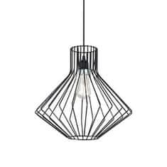 Ideal Lux Závěsné svítidlo Ideal Lux Ampolla-4 SP1 nero 167497 černé 39,5cm