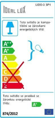 Ideal Lux Závěsné svítidlo Ideal Lux Lido-3 SP1 fume' 168364 šedé
