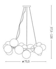 Ideal Lux Závěsné svítidlo Ideal Lux Dna SP25 208398